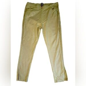 Bae City Womens Stretch Low Cut Pants Green Size 3X